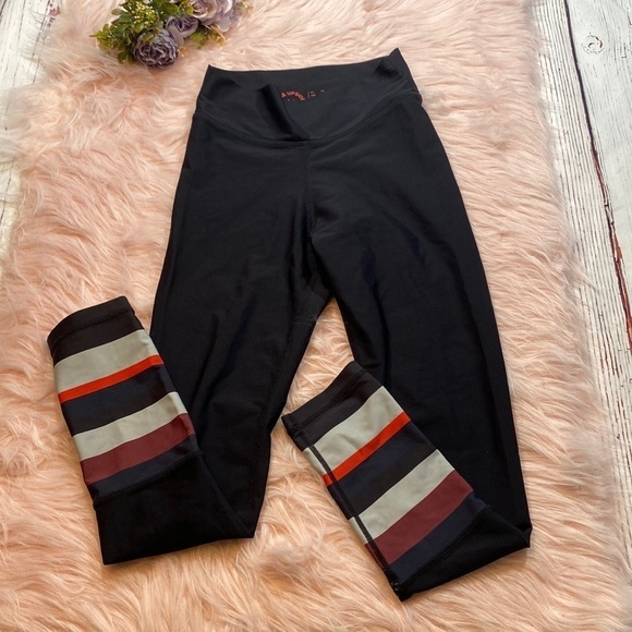 The Upside Sport Ankle Racer Stripe High Rise Leggings sz 2 - Picture 2 of 11